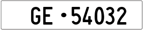 Truck License Plate